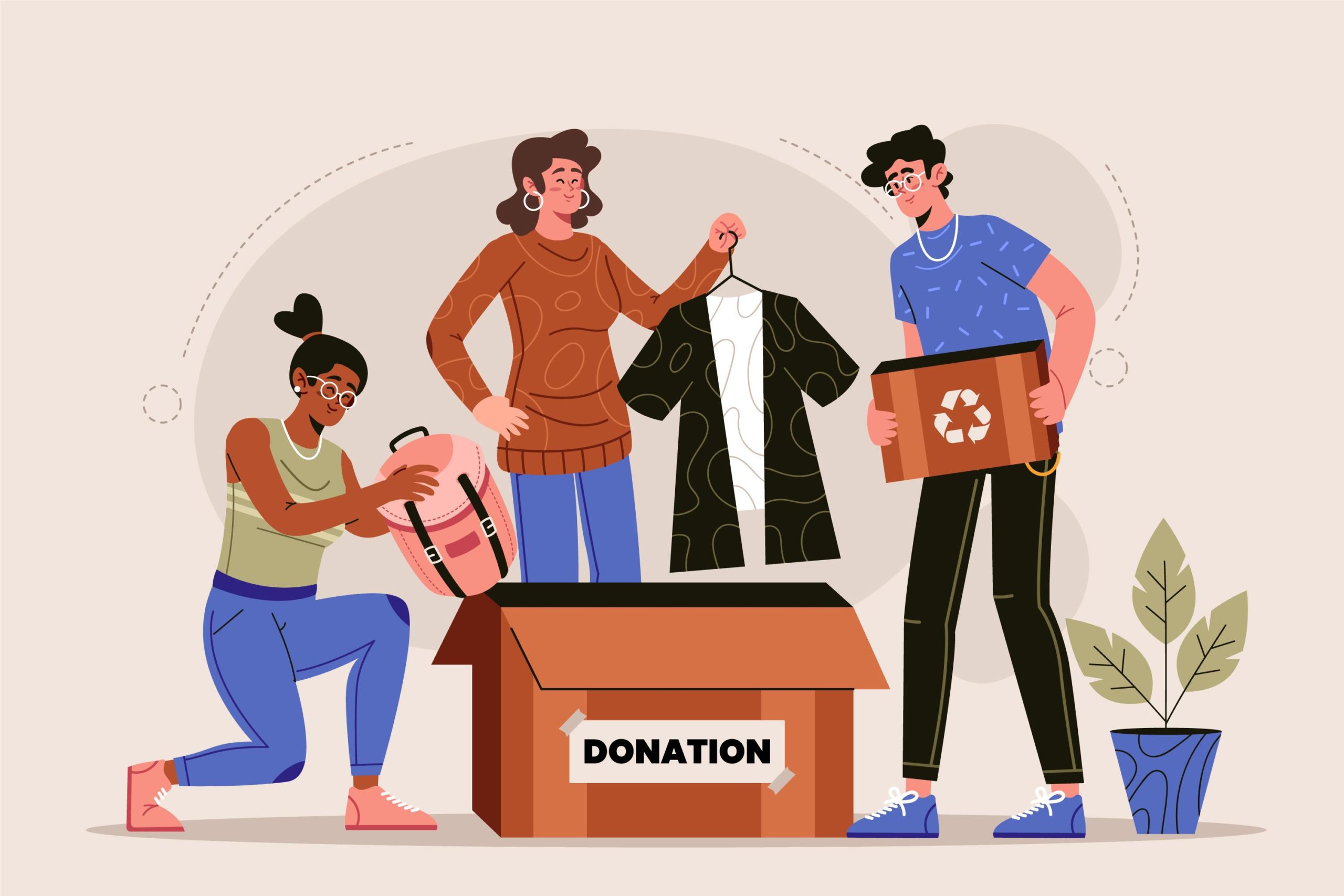 Collecte de dons : tu peux ? tu donnes. tu peux pas ? tu prends.